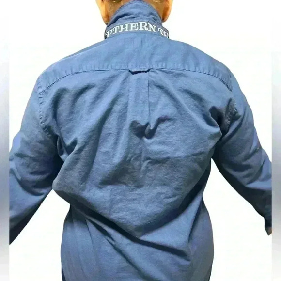 Southern Tide Classic Fit Button Down With Southern Tide Under Collar, Size Med - Picture 9 of 12